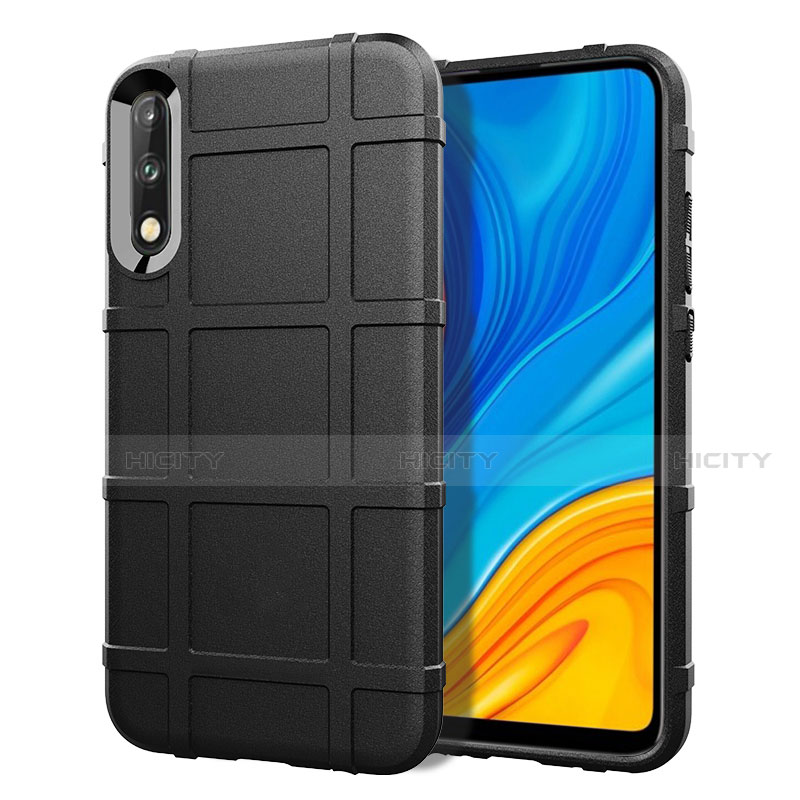 Coque Ultra Fine Silicone Souple 360 Degres Housse Etui S01 pour Huawei Enjoy 10 Noir Plus