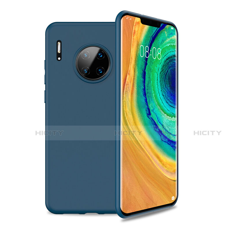 Coque Ultra Fine Silicone Souple 360 Degres Housse Etui S01 pour Huawei Mate 30 Pro Bleu Plus