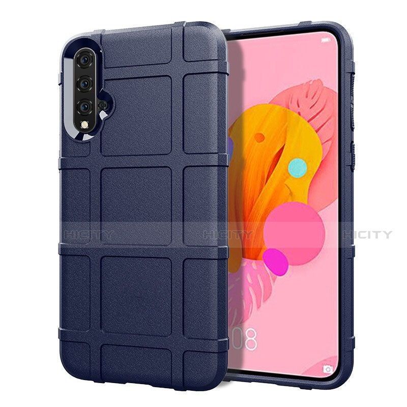 Coque Ultra Fine Silicone Souple 360 Degres Housse Etui S01 pour Huawei Nova 5 Bleu Plus