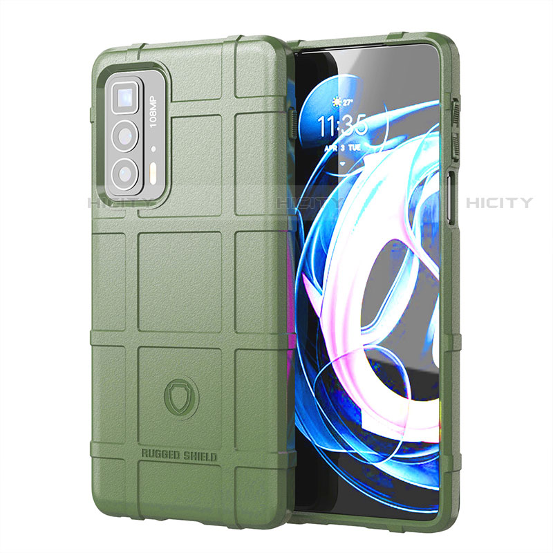 Coque Ultra Fine Silicone Souple 360 Degres Housse Etui S01 pour Motorola Moto Edge 20 Pro 5G Vert Plus