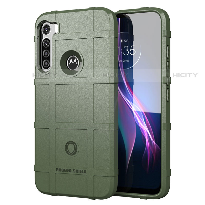 Coque Ultra Fine Silicone Souple 360 Degres Housse Etui S01 pour Motorola Moto One Fusion Plus Vert Plus