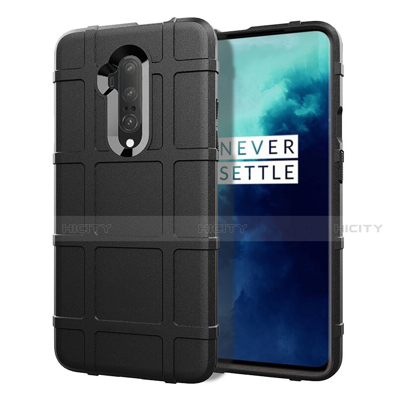 Coque Ultra Fine Silicone Souple 360 Degres Housse Etui S01 pour OnePlus 7T Pro 5G Noir Plus