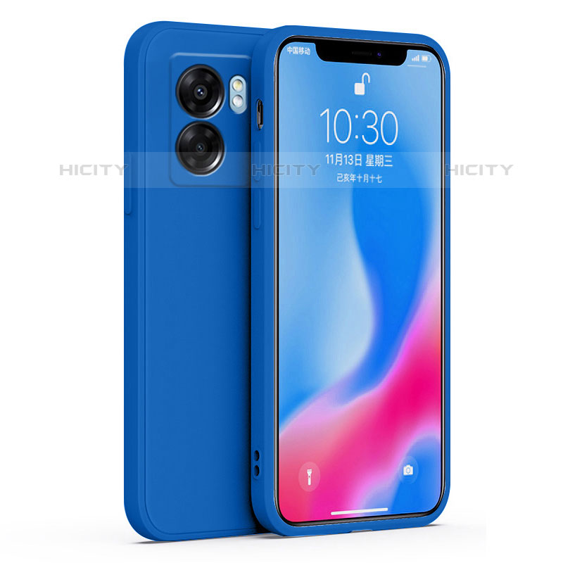 Coque Ultra Fine Silicone Souple 360 Degres Housse Etui S01 pour OnePlus Nord N300 5G Bleu Plus