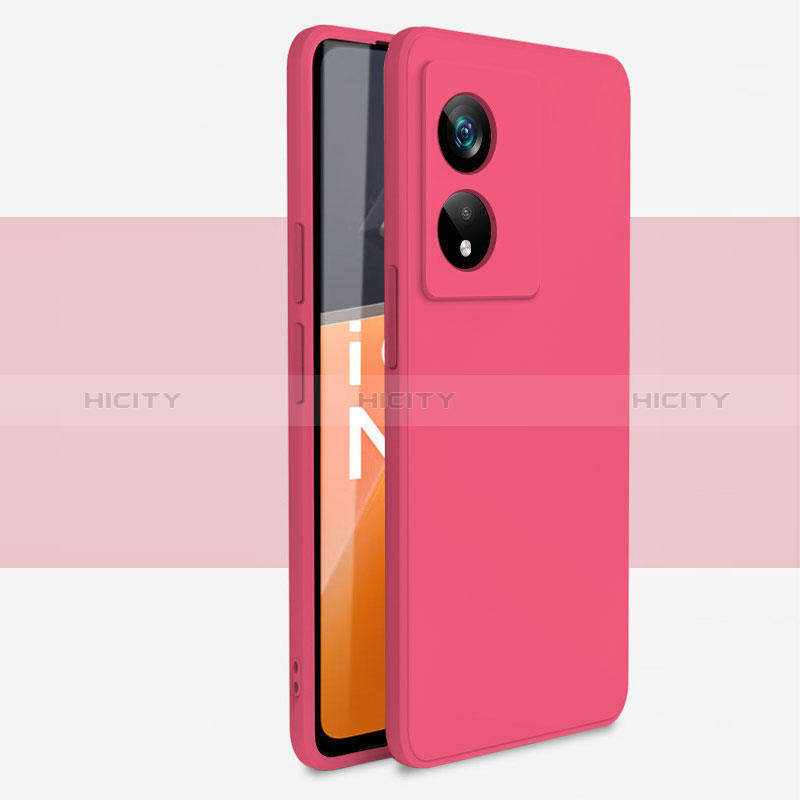 Coque Ultra Fine Silicone Souple 360 Degres Housse Etui S01 pour Oppo A1 Pro 5G Rouge Plus