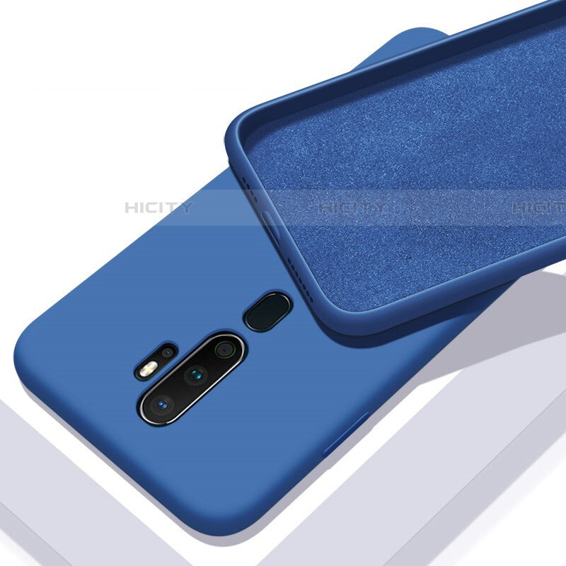 Coque Ultra Fine Silicone Souple 360 Degres Housse Etui S01 pour Oppo A11 Bleu Plus