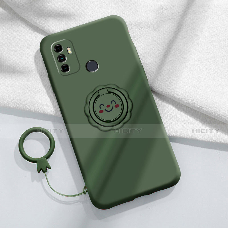 Coque Ultra Fine Silicone Souple 360 Degres Housse Etui S01 pour Oppo A33 Vert Nuit Plus