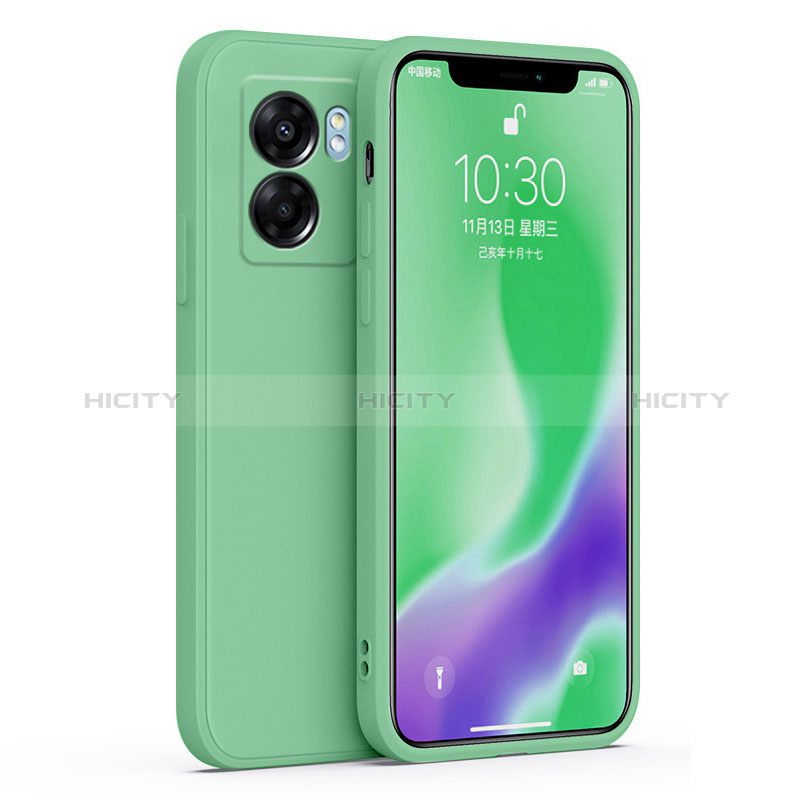 Coque Ultra Fine Silicone Souple 360 Degres Housse Etui S01 pour Oppo A56S 5G Vert Plus