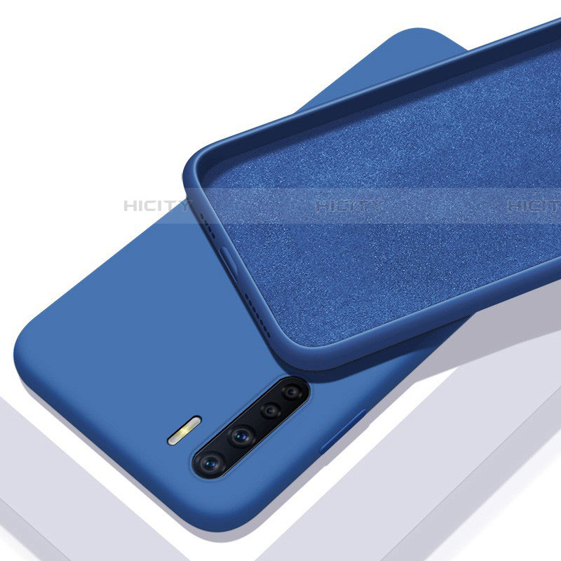 Coque Ultra Fine Silicone Souple 360 Degres Housse Etui S01 pour Oppo A91 Bleu Plus