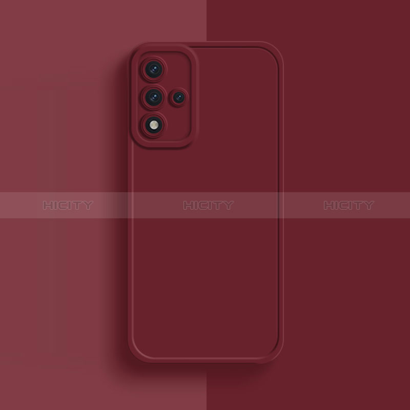 Coque Ultra Fine Silicone Souple 360 Degres Housse Etui S01 pour Oppo A93s 5G Rouge Plus