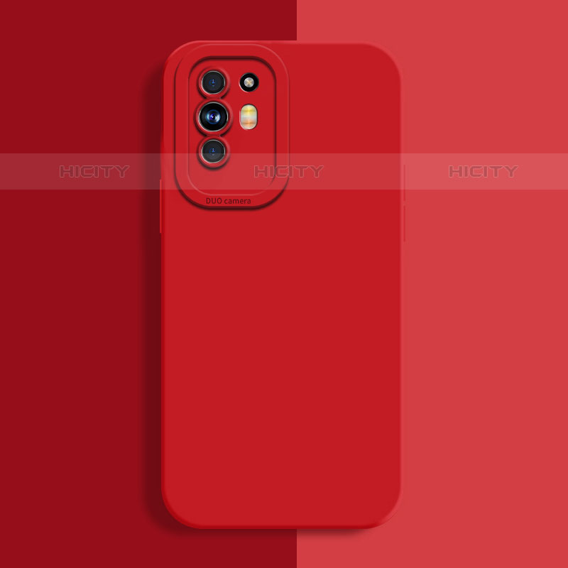 Coque Ultra Fine Silicone Souple 360 Degres Housse Etui S01 pour Oppo F19 Pro+ Plus 5G Rouge Plus