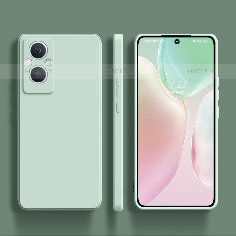 Coque Ultra Fine Silicone Souple 360 Degres Housse Etui S01 pour Oppo F21 Pro 5G Pastel Vert Plus