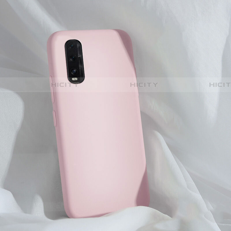 Coque Ultra Fine Silicone Souple 360 Degres Housse Etui S01 pour Oppo Find X2 Rose Plus