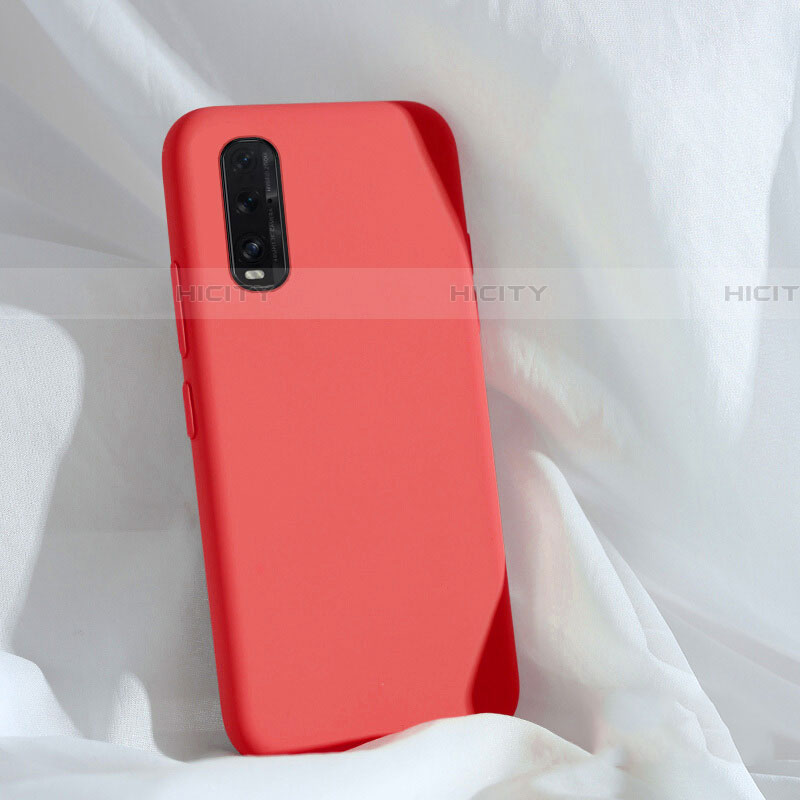 Coque Ultra Fine Silicone Souple 360 Degres Housse Etui S01 pour Oppo Find X2 Rouge Plus