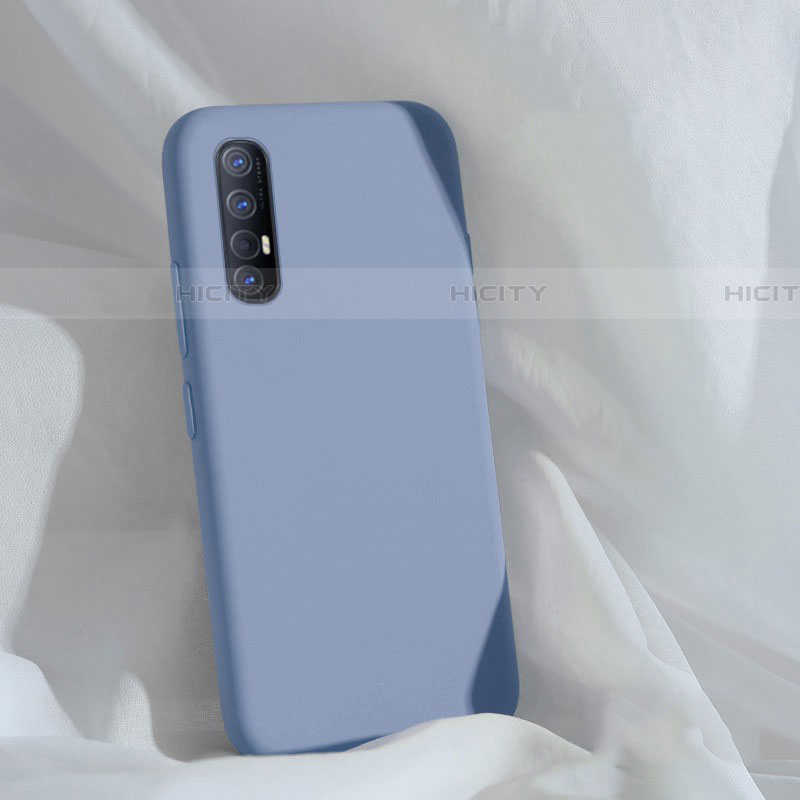 Coque Ultra Fine Silicone Souple 360 Degres Housse Etui S01 pour Oppo Reno3 Pro Gris Plus