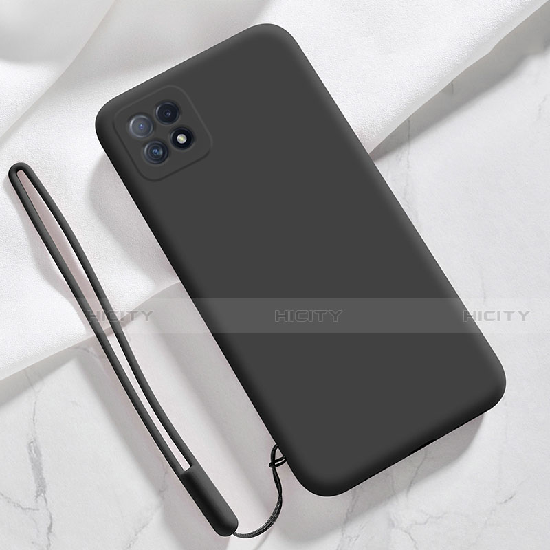 Coque Ultra Fine Silicone Souple 360 Degres Housse Etui S01 pour Oppo Reno4 SE 5G Noir Plus