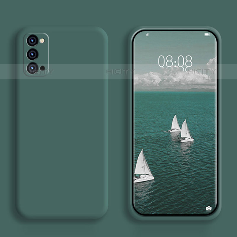 Coque Ultra Fine Silicone Souple 360 Degres Housse Etui S01 pour Oppo Reno6 Pro 5G Vert Plus