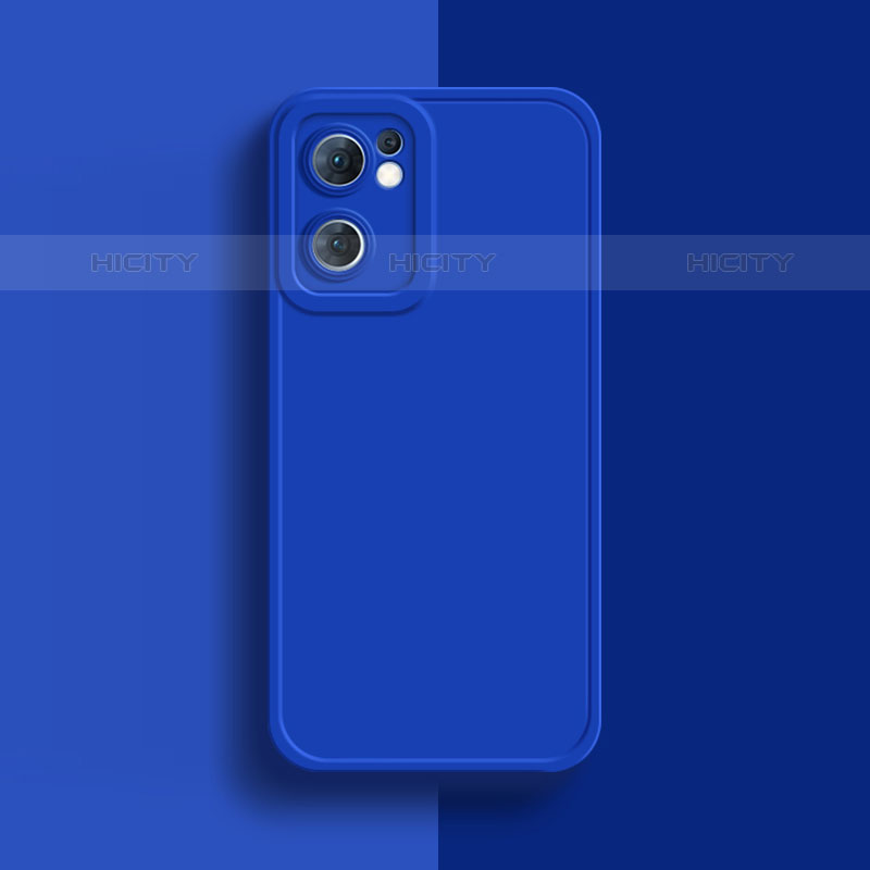 Coque Ultra Fine Silicone Souple 360 Degres Housse Etui S01 pour Oppo Reno7 SE 5G Bleu Plus