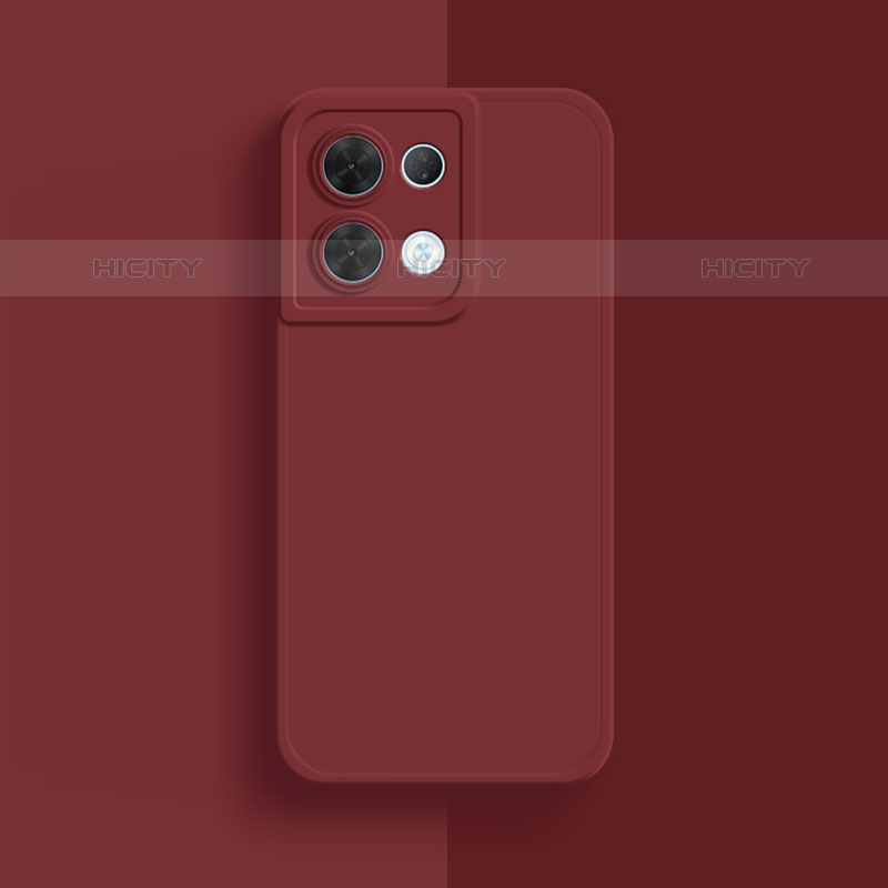 Coque Ultra Fine Silicone Souple 360 Degres Housse Etui S01 pour Oppo Reno9 5G Rouge Plus