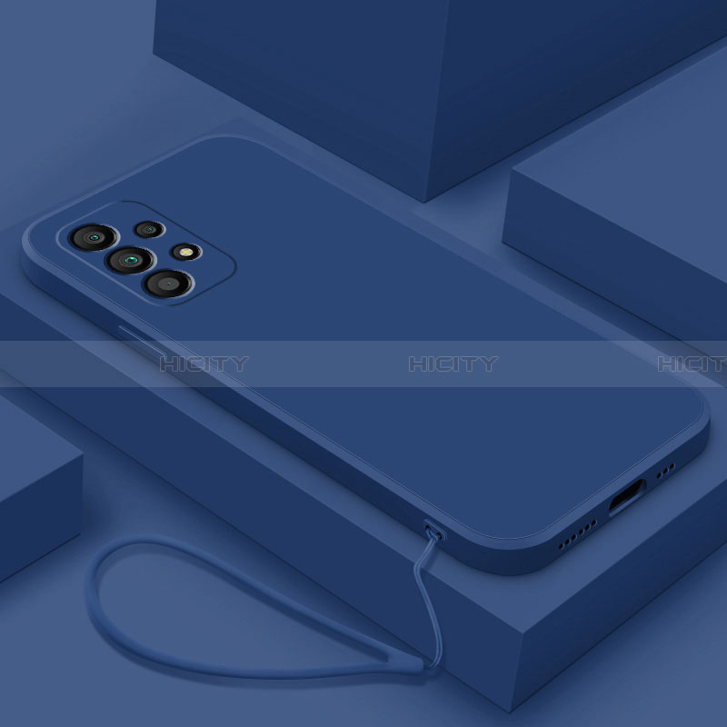 Coque Ultra Fine Silicone Souple 360 Degres Housse Etui S01 pour Samsung Galaxy A32 4G Bleu Plus