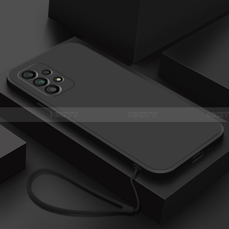 Coque Ultra Fine Silicone Souple 360 Degres Housse Etui S01 pour Samsung Galaxy A32 5G Noir Plus