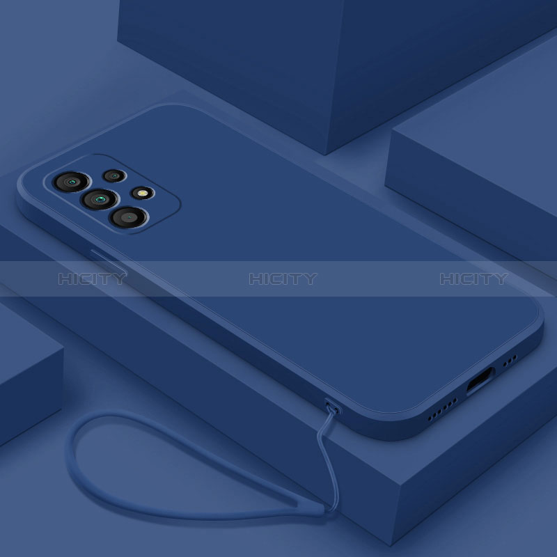 Coque Ultra Fine Silicone Souple 360 Degres Housse Etui S01 pour Samsung Galaxy A52s 5G Bleu Plus