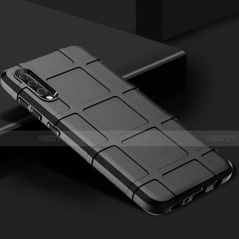 Coque Ultra Fine Silicone Souple 360 Degres Housse Etui S01 pour Samsung Galaxy A70 Noir Plus