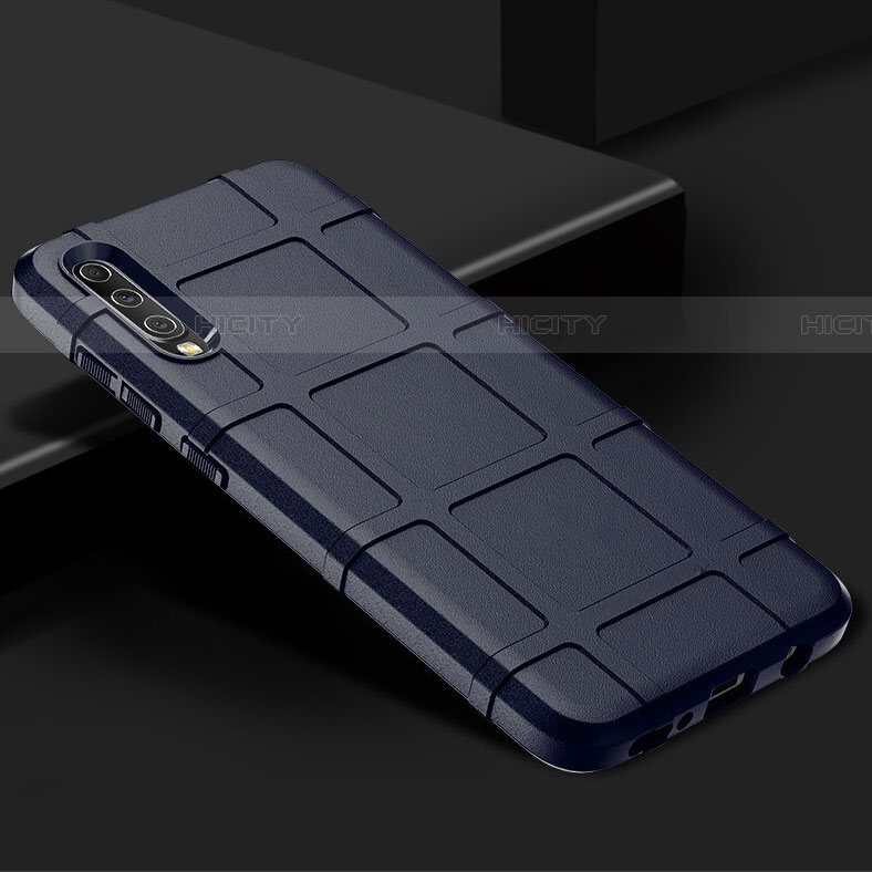 Coque Ultra Fine Silicone Souple 360 Degres Housse Etui S01 pour Samsung Galaxy A70S Bleu Plus