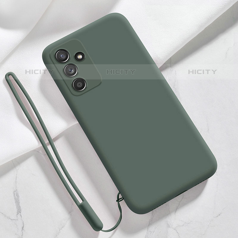 Coque Ultra Fine Silicone Souple 360 Degres Housse Etui S01 pour Samsung Galaxy M52 5G Vert Nuit Plus