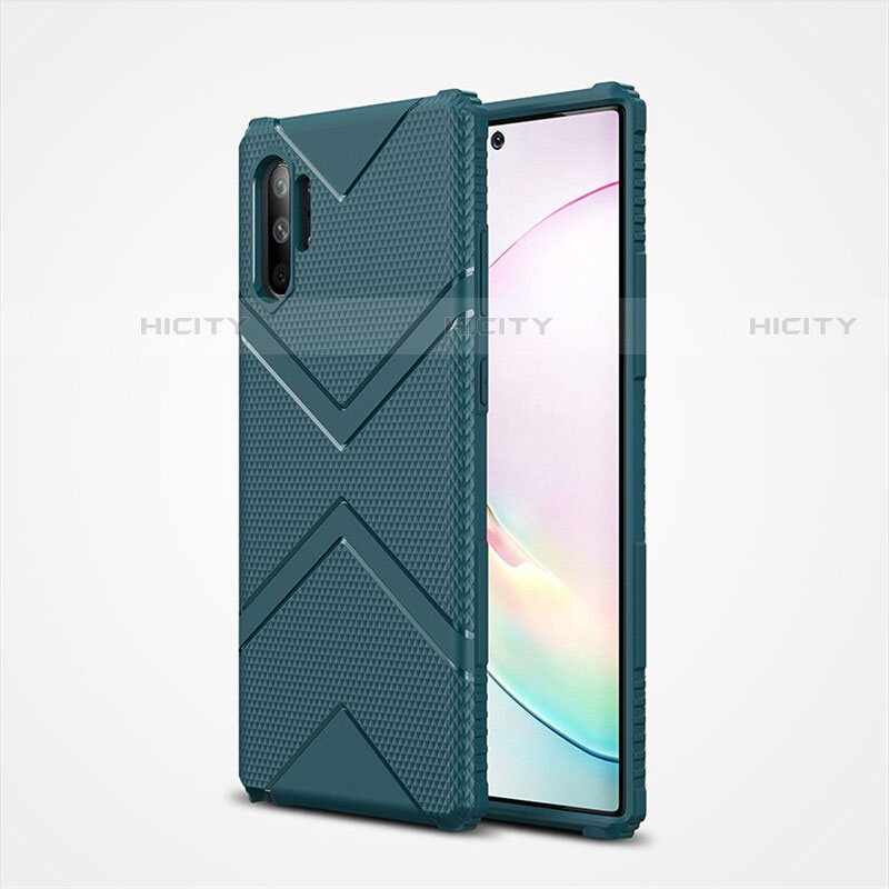 Coque Ultra Fine Silicone Souple 360 Degres Housse Etui S01 pour Samsung Galaxy Note 10 Plus Vert Plus