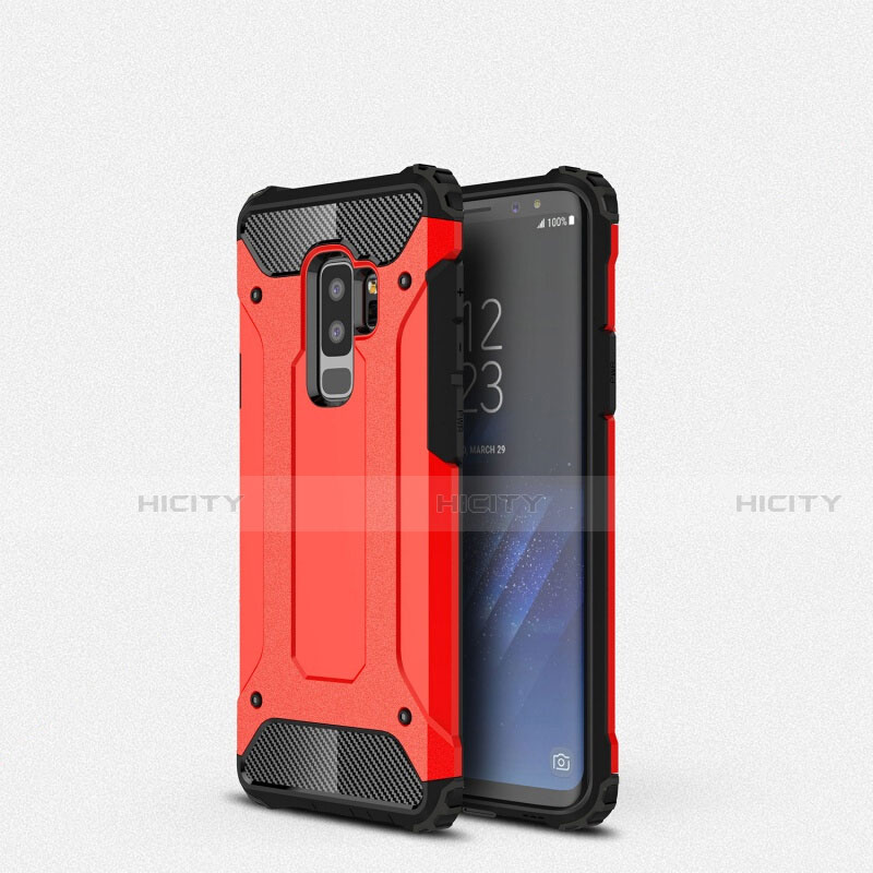 Coque Ultra Fine Silicone Souple 360 Degres Housse Etui S01 pour Samsung Galaxy S9 Plus Rouge Plus