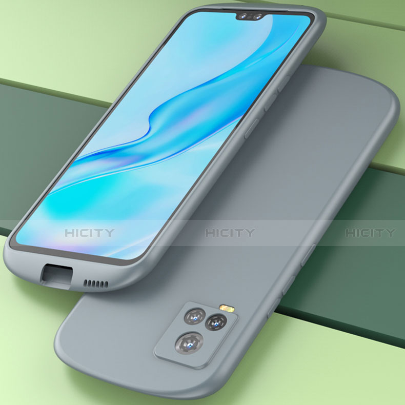 Coque Ultra Fine Silicone Souple 360 Degres Housse Etui S01 pour Vivo V20 Pro 5G Gris Plus