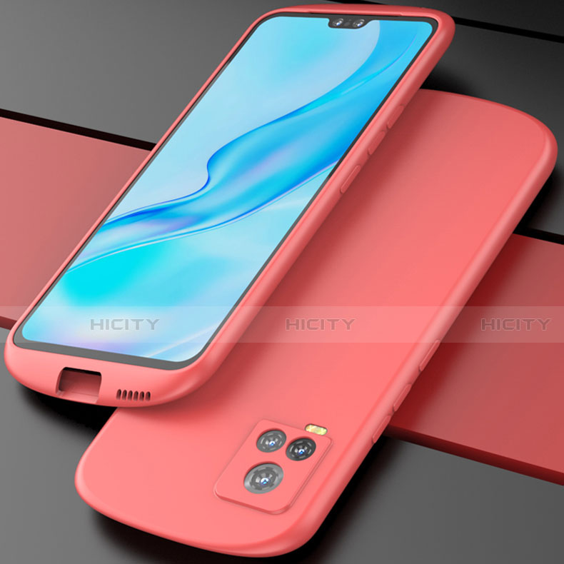 Coque Ultra Fine Silicone Souple 360 Degres Housse Etui S01 pour Vivo V20 Pro 5G Rouge Plus