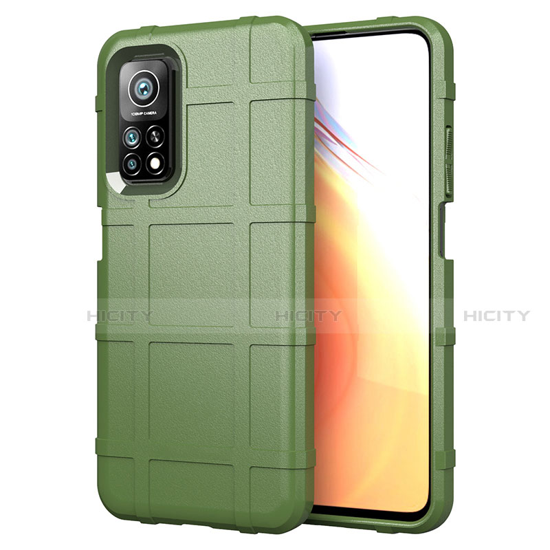 Coque Ultra Fine Silicone Souple 360 Degres Housse Etui S01 pour Xiaomi Mi 10T 5G Vert Armee Plus