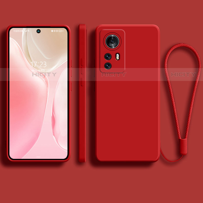 Coque Ultra Fine Silicone Souple 360 Degres Housse Etui S01 pour Xiaomi Mi 12S Pro 5G Rouge Plus