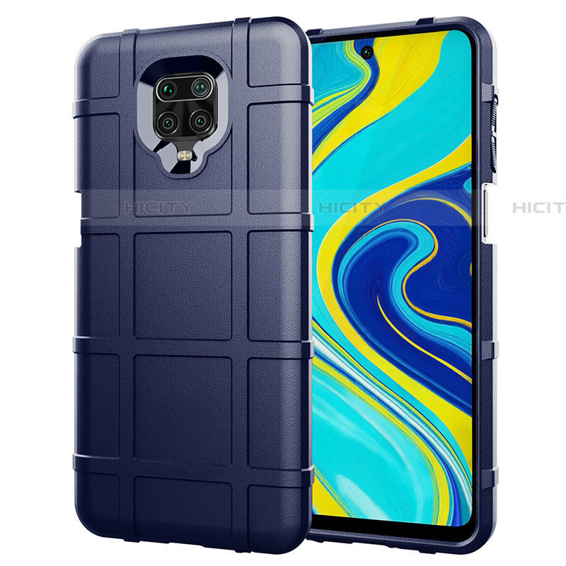 Coque Ultra Fine Silicone Souple 360 Degres Housse Etui S01 pour Xiaomi Redmi Note 9S Bleu Plus