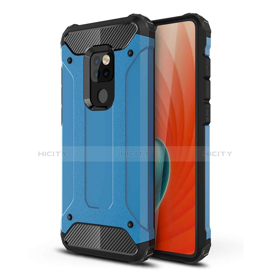 Coque Ultra Fine Silicone Souple 360 Degres Housse Etui S02 pour Huawei Mate 20 Bleu Plus