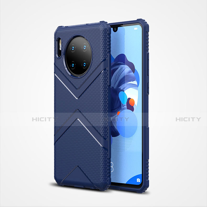 Coque Ultra Fine Silicone Souple 360 Degres Housse Etui S02 pour Huawei Mate 30 5G Bleu Plus