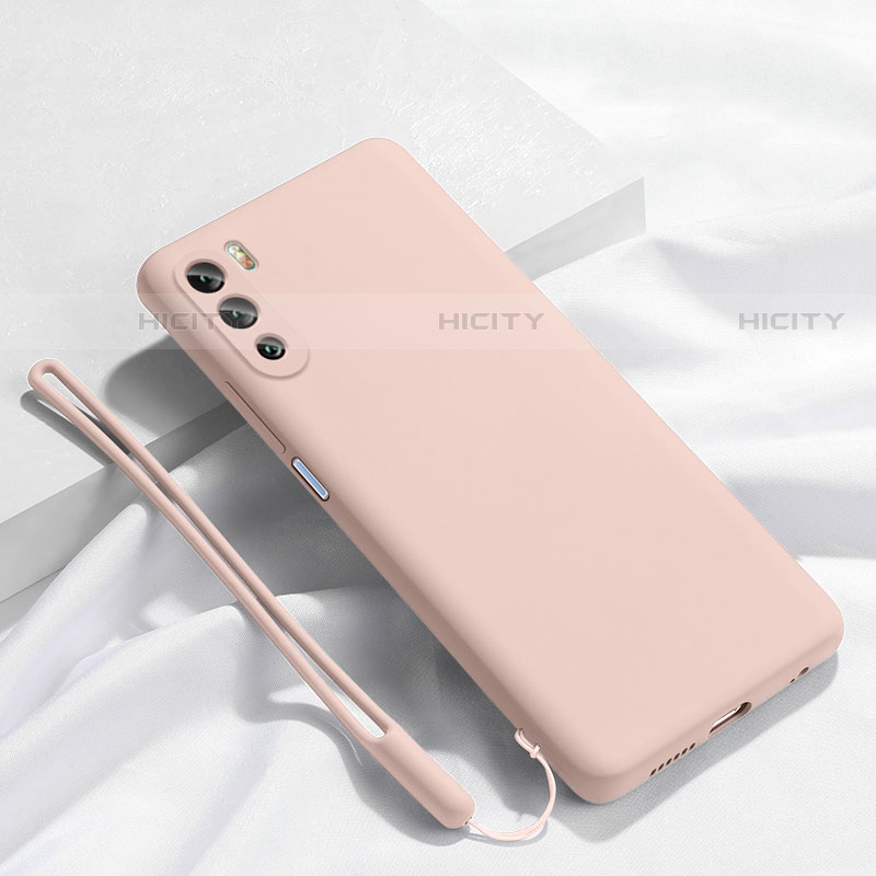 Coque Ultra Fine Silicone Souple 360 Degres Housse Etui S02 pour Huawei Mate 40 Lite 5G Rose Plus