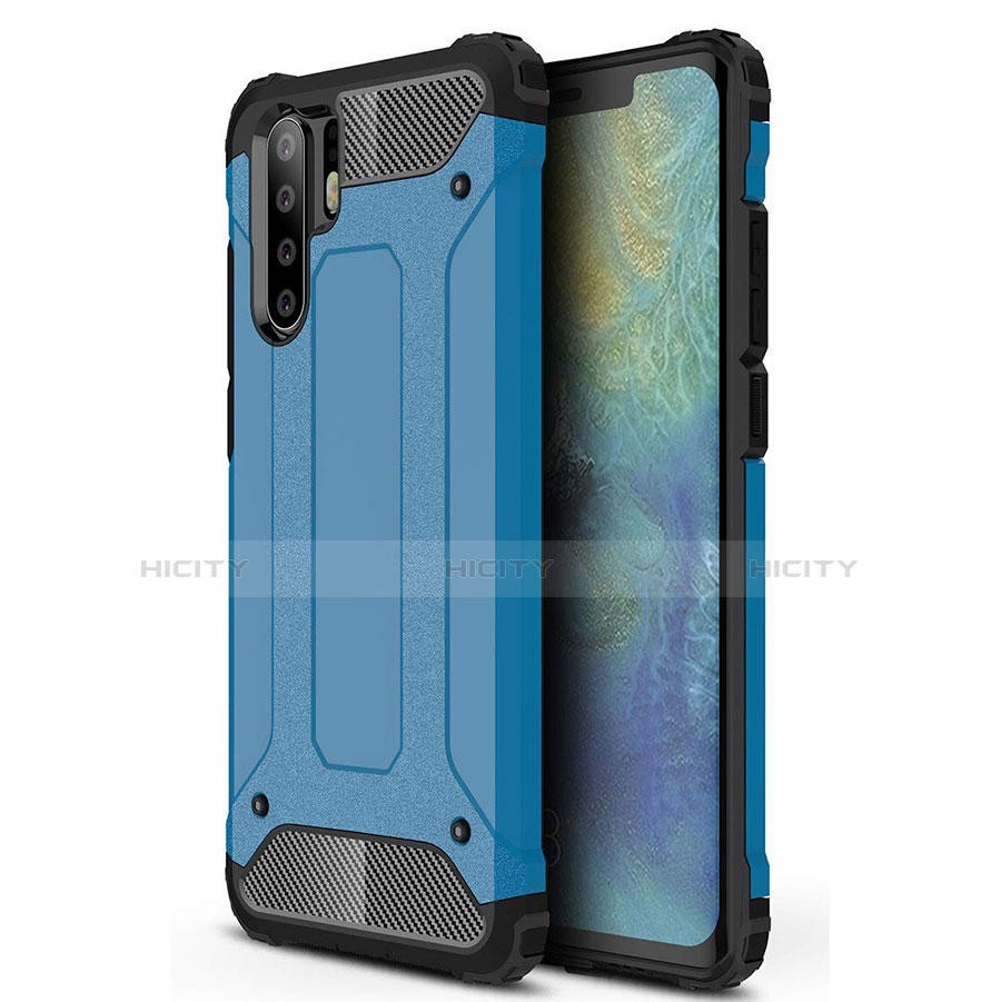 Coque Ultra Fine Silicone Souple 360 Degres Housse Etui S02 pour Huawei P30 Pro Bleu Plus