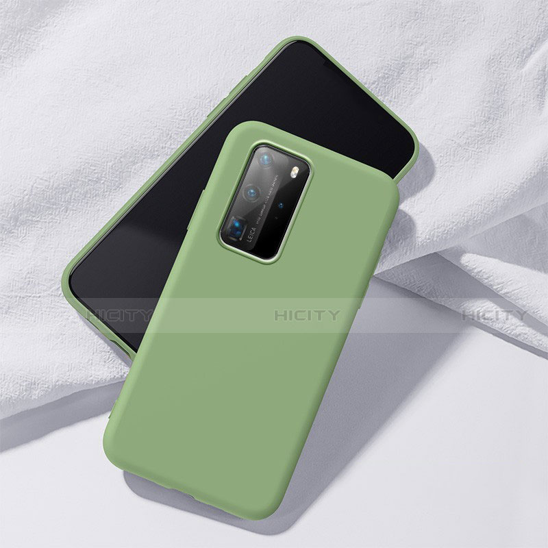 Coque Ultra Fine Silicone Souple 360 Degres Housse Etui S02 pour Huawei P40 Pro Vert Plus