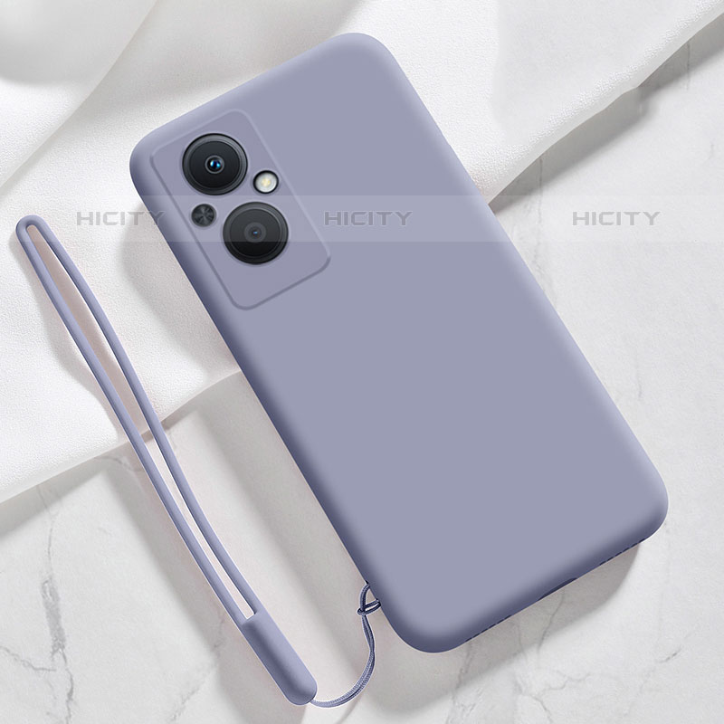 Coque Ultra Fine Silicone Souple 360 Degres Housse Etui S02 pour OnePlus Nord N20 5G Gris Lavende Plus