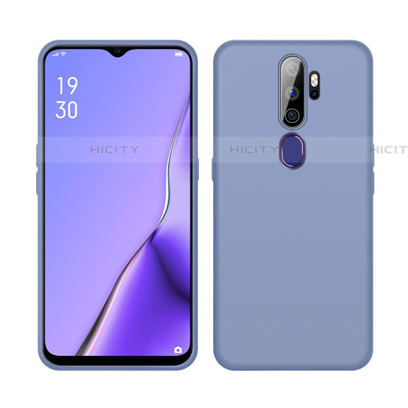 Coque Ultra Fine Silicone Souple 360 Degres Housse Etui S02 pour Oppo A11 Gris Plus