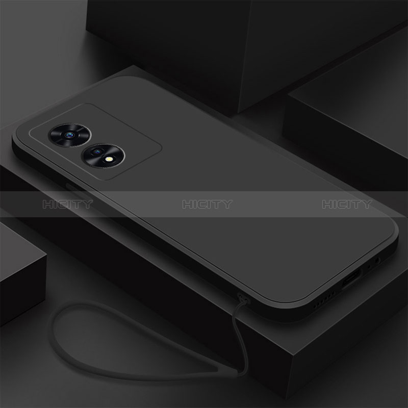 Coque Ultra Fine Silicone Souple 360 Degres Housse Etui S02 pour Oppo A97 5G Noir Plus