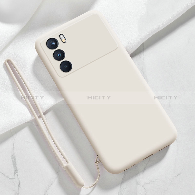 Coque Ultra Fine Silicone Souple 360 Degres Housse Etui S02 pour Oppo K9 Pro 5G Blanc Plus