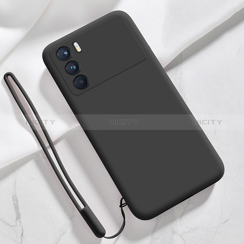 Coque Ultra Fine Silicone Souple 360 Degres Housse Etui S02 pour Oppo K9 Pro 5G Noir Plus