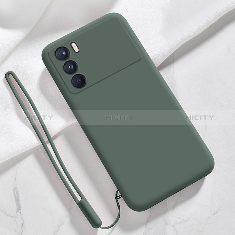 Coque Ultra Fine Silicone Souple 360 Degres Housse Etui S02 pour Oppo K9 Pro 5G Vert Nuit Plus