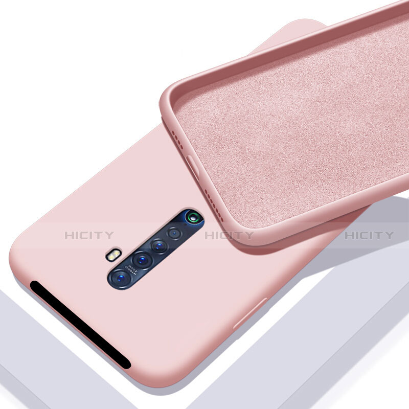 Coque Ultra Fine Silicone Souple 360 Degres Housse Etui S02 pour Oppo Reno2 Rose Plus