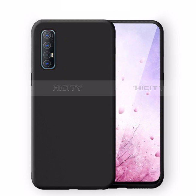 Coque Ultra Fine Silicone Souple 360 Degres Housse Etui S02 pour Oppo Reno3 Pro Noir Plus