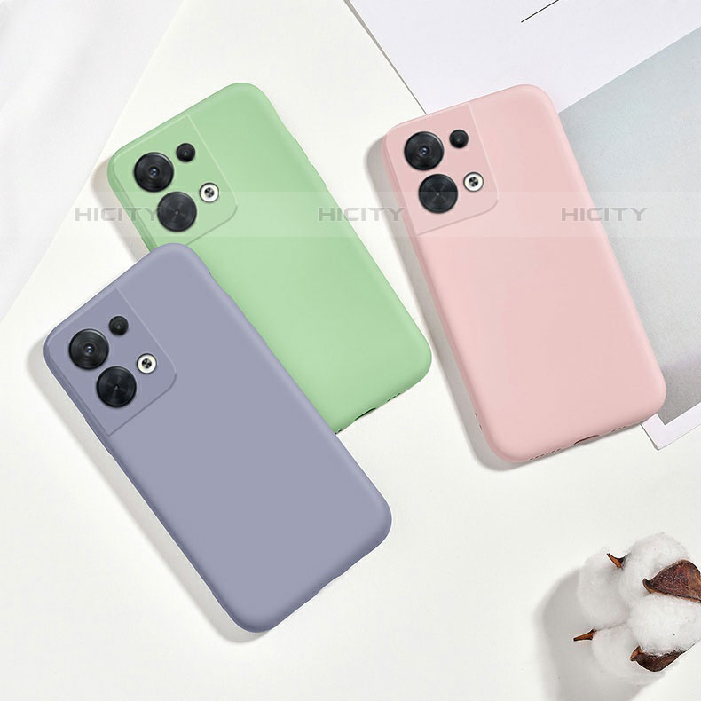 Coque Ultra Fine Silicone Souple 360 Degres Housse Etui S02 pour Oppo Reno8 Pro+ Plus 5G Plus