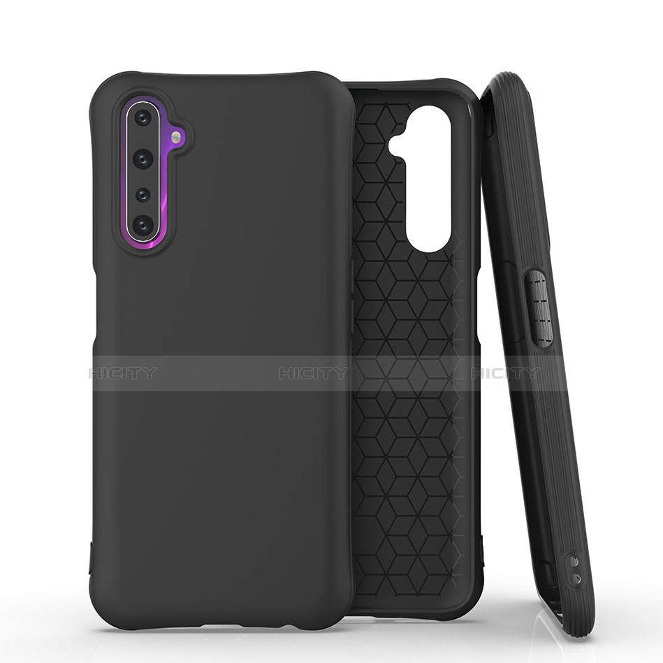 Coque Ultra Fine Silicone Souple 360 Degres Housse Etui S02 pour Realme 6 Pro Noir Plus